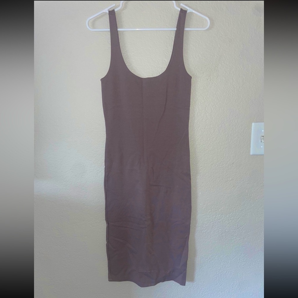 FOREVER 21 Mauve Bodycon Maxi Dress (SMALL)